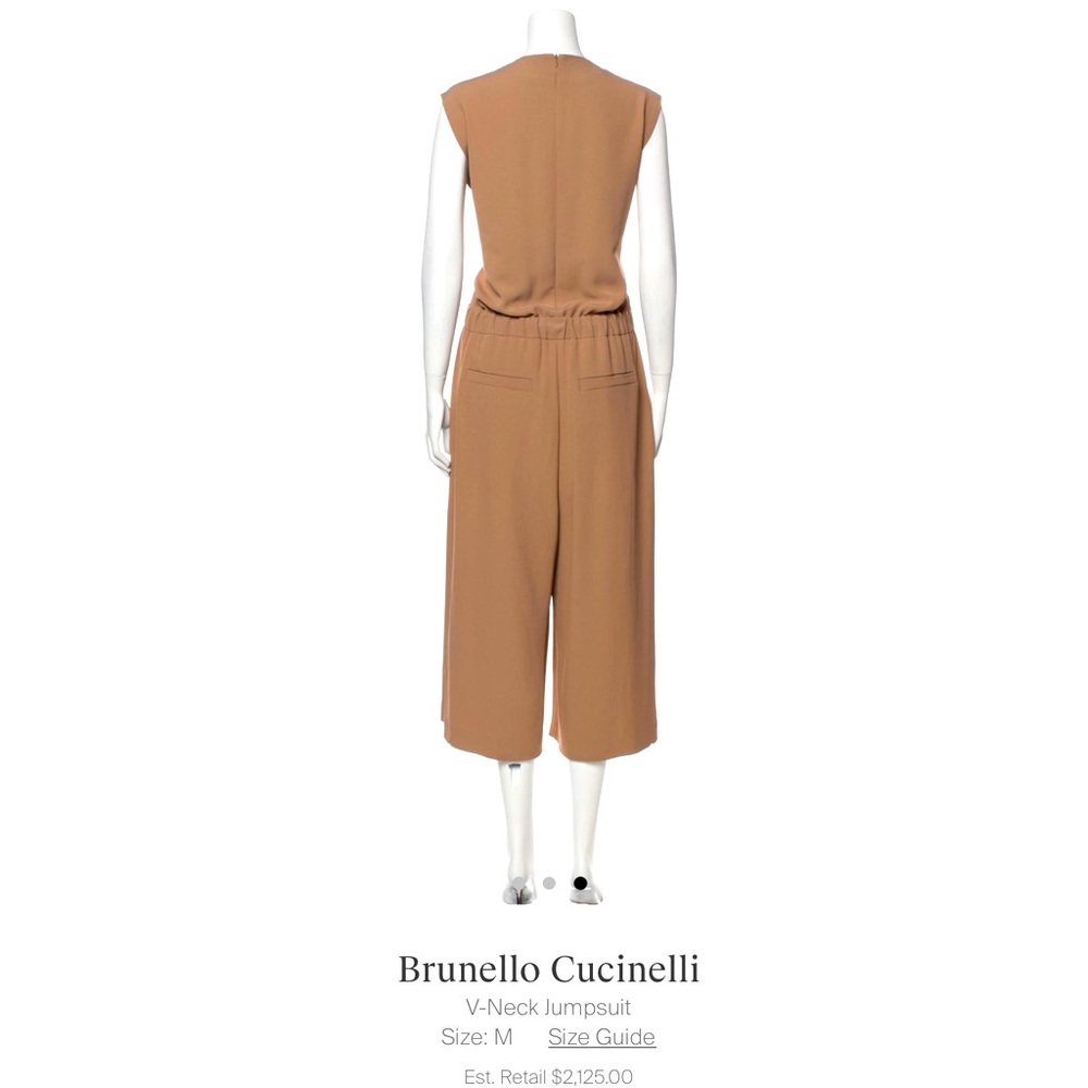 Brunello Cucinelli jumpsuit brown Medium. Pristine